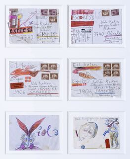 Set of Envelopes and Postcards