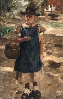 Peasant Girl with Basket