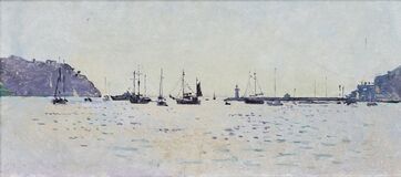 Bucht mit Segelschiffen - Bild 1