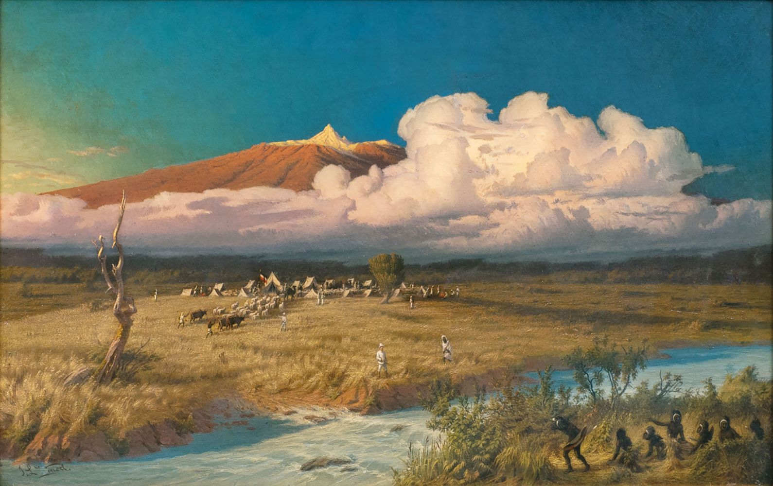 Johannes Louis Wensel - Die deutsche Emin-Pascha-Expedition am Mount Kenia Die deutsche Emin-Pascha-Expedition am Mount Kenia