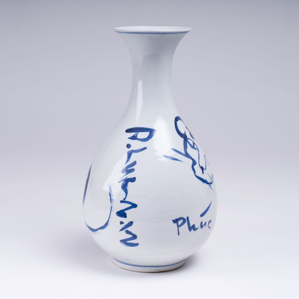 Vase mit Tigerdekor - Bild 2
