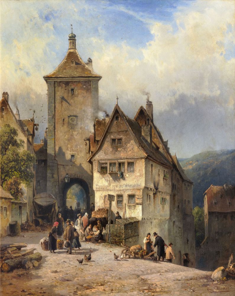 August Schliecker - Rothenburg ob der Tauber Rothenburg ob der Tauber