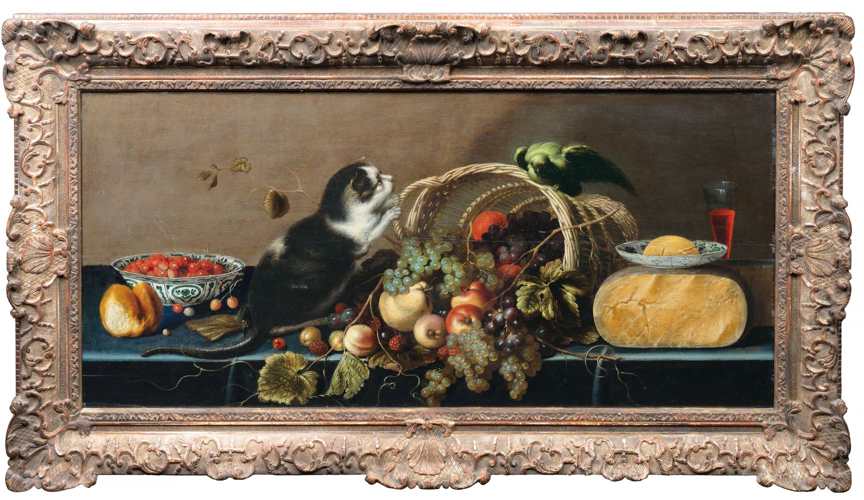 Still Life with Kitten, Parrot and Cheese - image 2