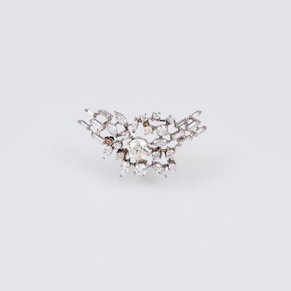 A Diamond Brooch - image 2