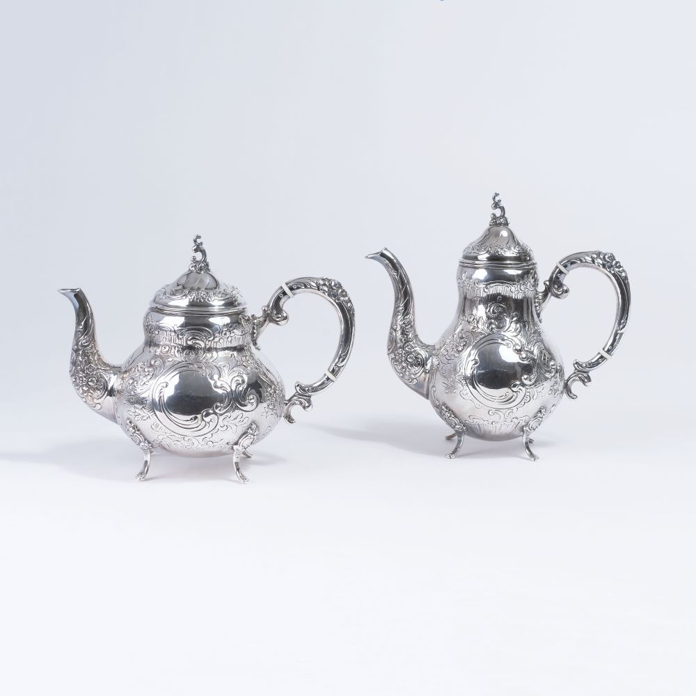 A Set of Two Jugs in Rococo-Style
