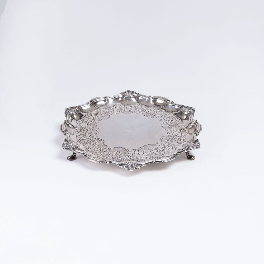 A Small George II Salver