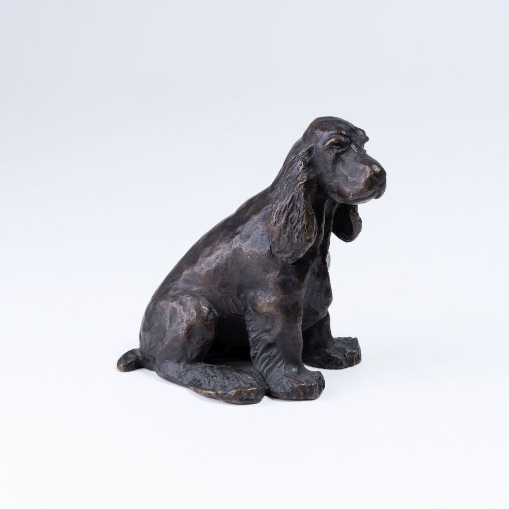 Vera Lwowski - A Sitting Cocker Spaniel A Sitting Cocker Spaniel