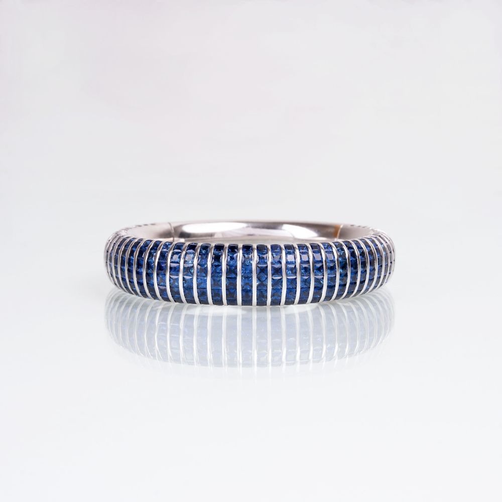 A highcarat Sapphire Bangle Bracelet - image 2
