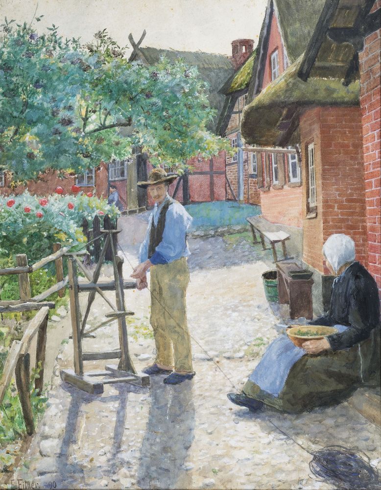 Ernst Eitner - Idyllic Village Idyllic Village
