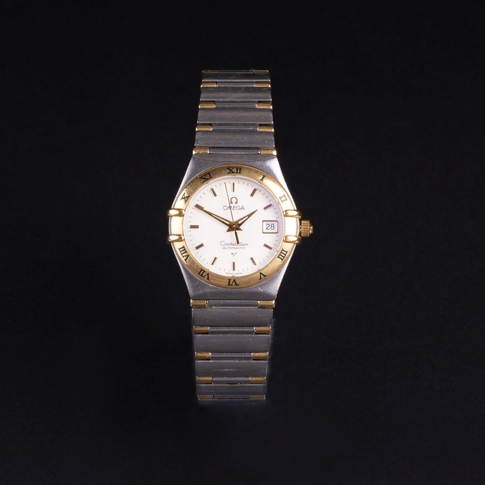 Omega - A Ladie's Wristwatch 'Constellation' with Date Aperture A Ladie's Wristwatch 'Constellation' with Date Aperture