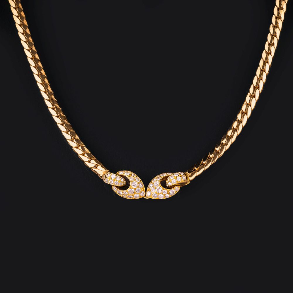 Collier mit Brillant-Besatz 'Carthage'