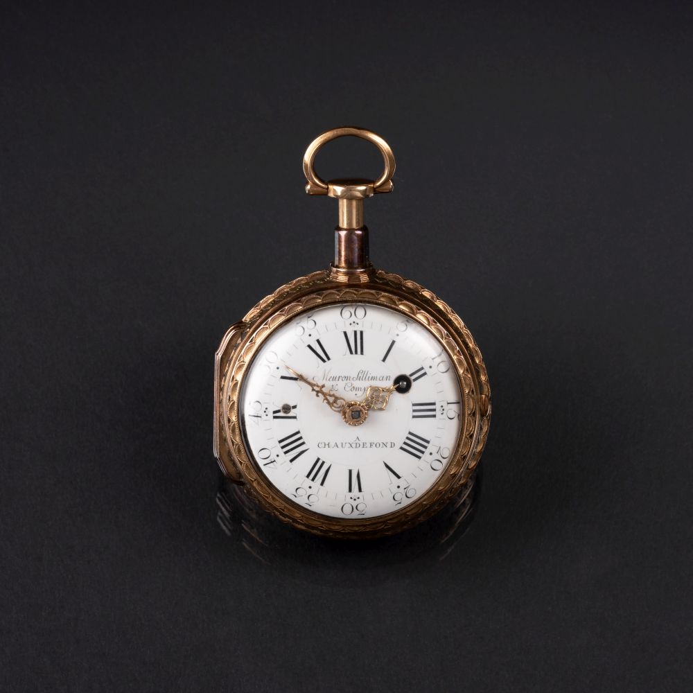 Meuron Silliman & Comp - Spindeltaschenuhr mit Repetition Spindeltaschenuhr mit Repetition