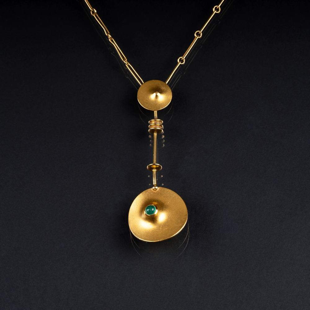 A modern Gold Necklace