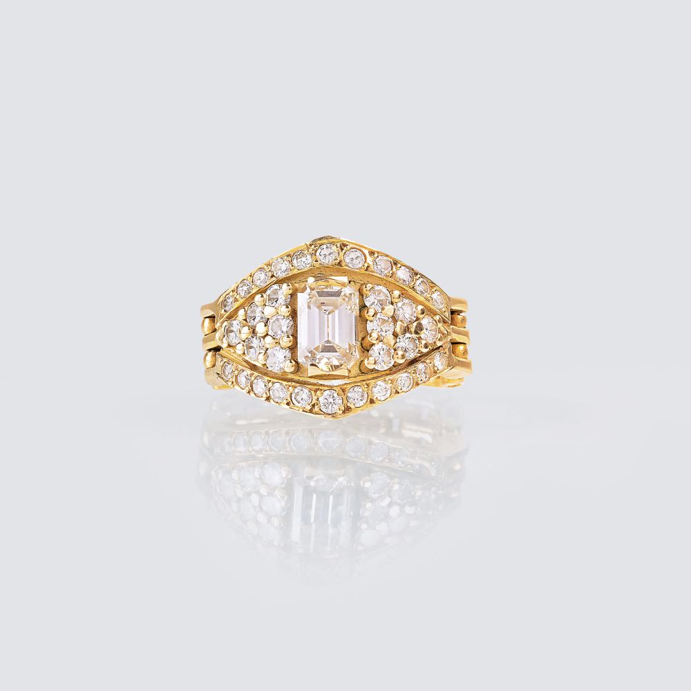 Diamant-Brillant-Ring