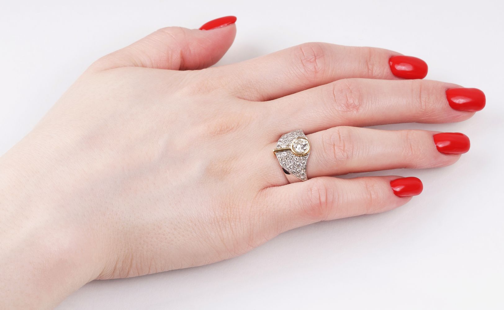 A Solitaire Diamond Ring - image 2