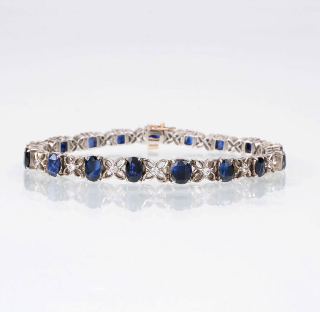 A Natural Sapphire Bracelet - image 2