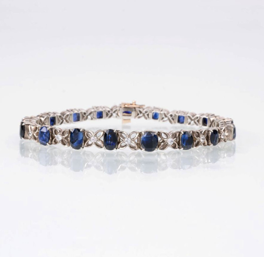 A Natural Sapphire Bracelet - image 2