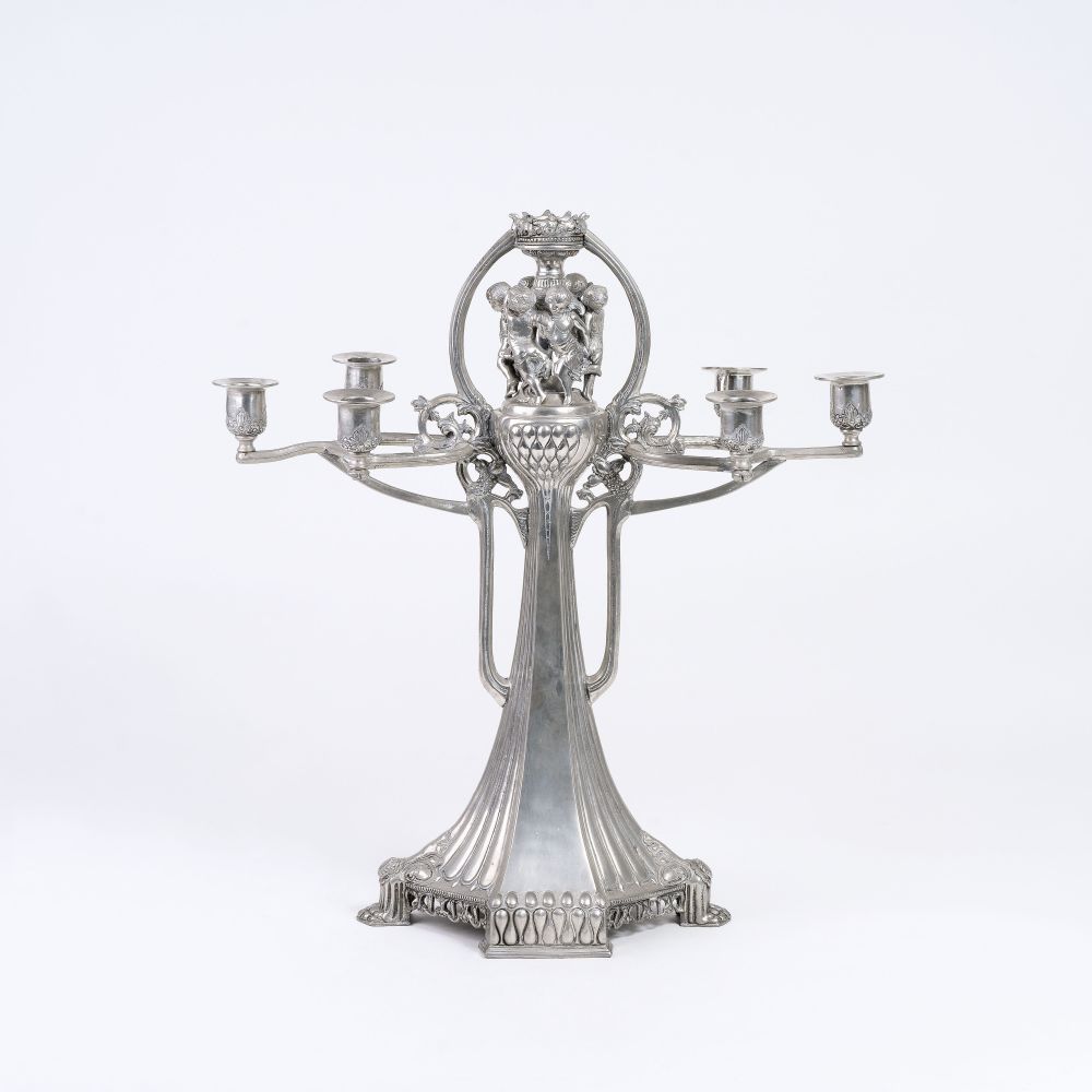 A Large Art-Nouveau Candelabra