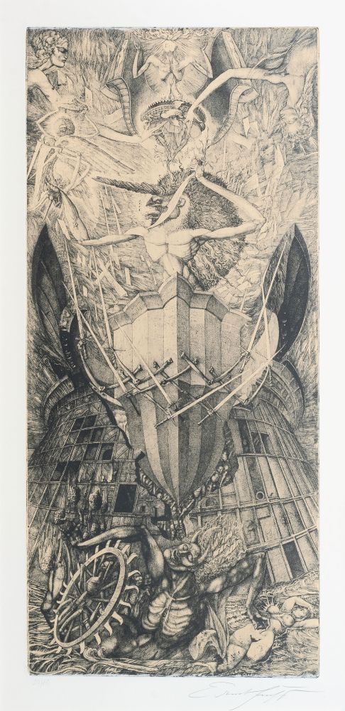 Ernst Fuchs - Der Triumph des Einhorns Der Triumph des Einhorns