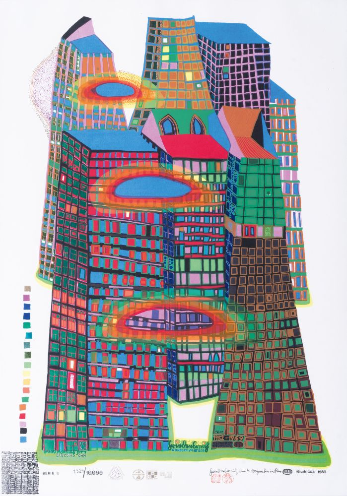 Friedensreich Hundertwasser - Good Morning City - Bleeding Town Good Morning City - Bleeding Town
