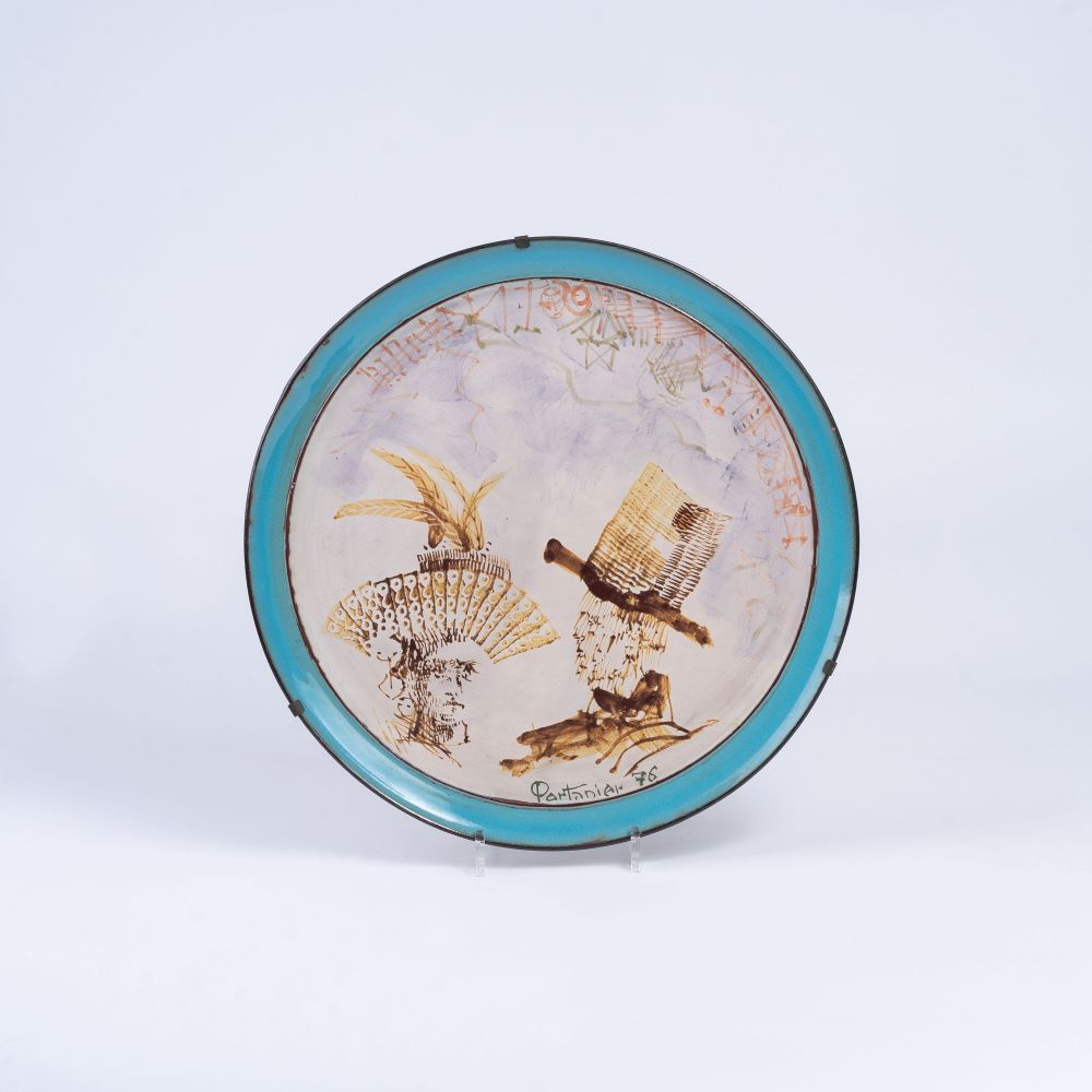 Gilbert Portanier - A Large Artist's Plate A Large Artist's Plate