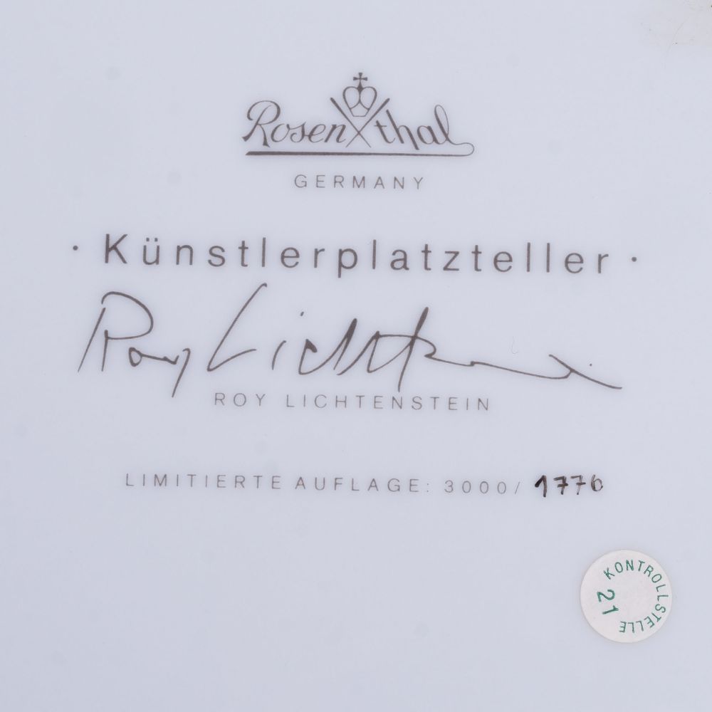 Künstler-Platzteller für Rosenthal - Bild 2