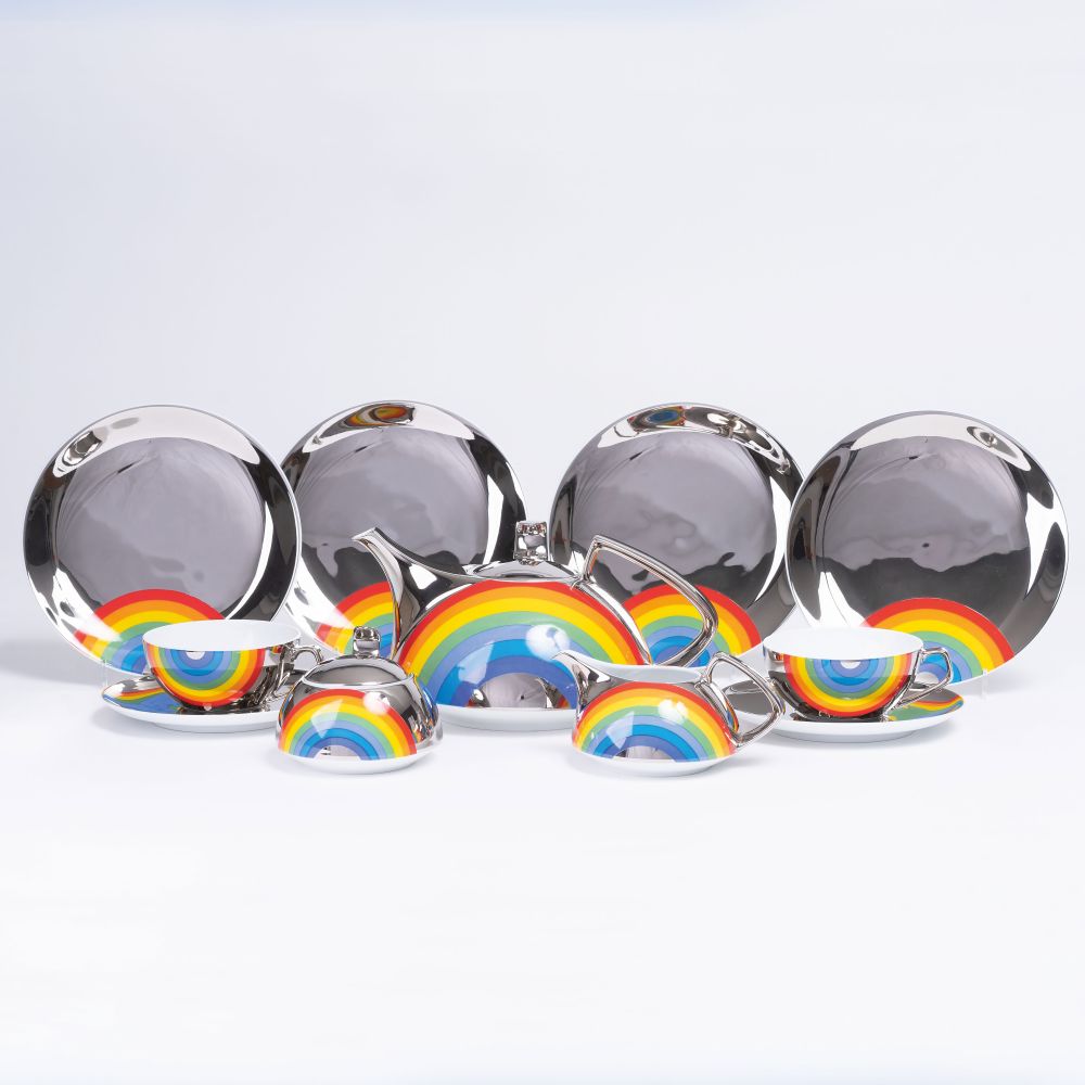 Otto Piene - TAC Teeservice für Rosenthal für 6 Personen TAC Teeservice für Rosenthal für 6 Personen