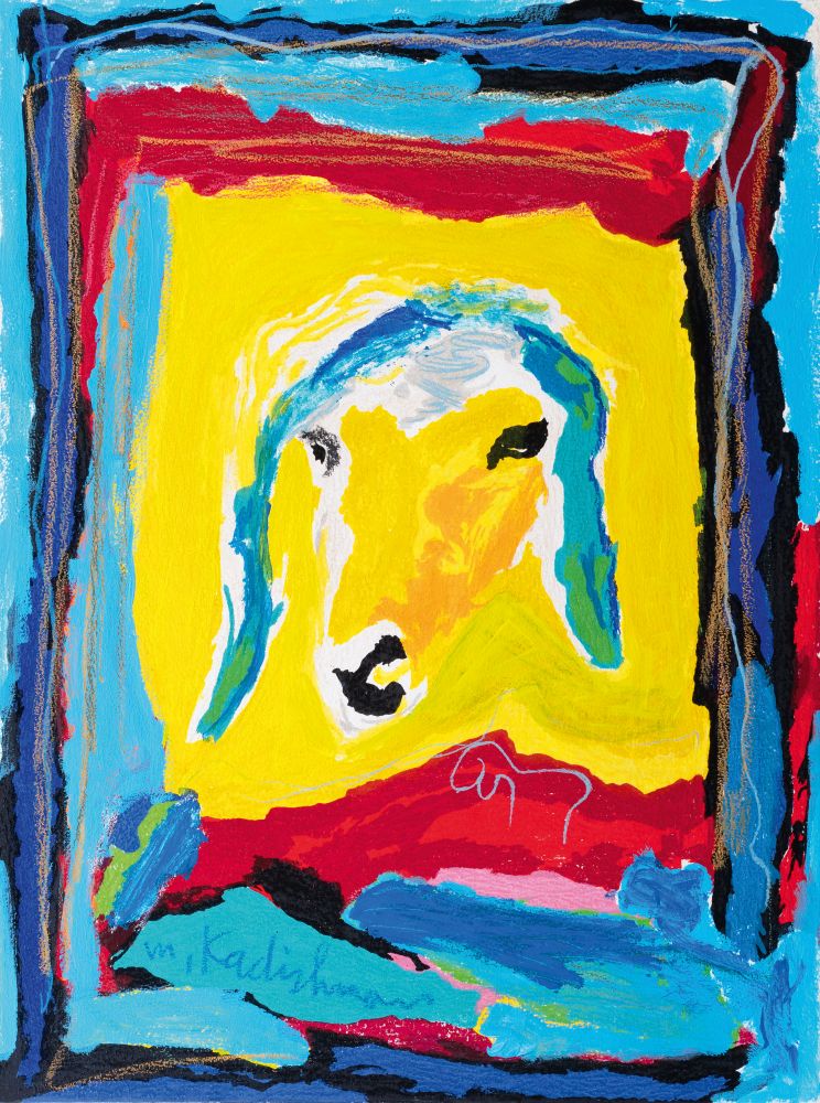 Menashe Kadishman - Sheep's Head Sheep's Head
