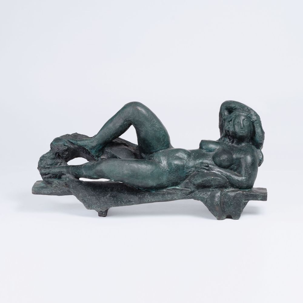 Klaus Schwabe - A Lying Female Nude A Lying Female Nude