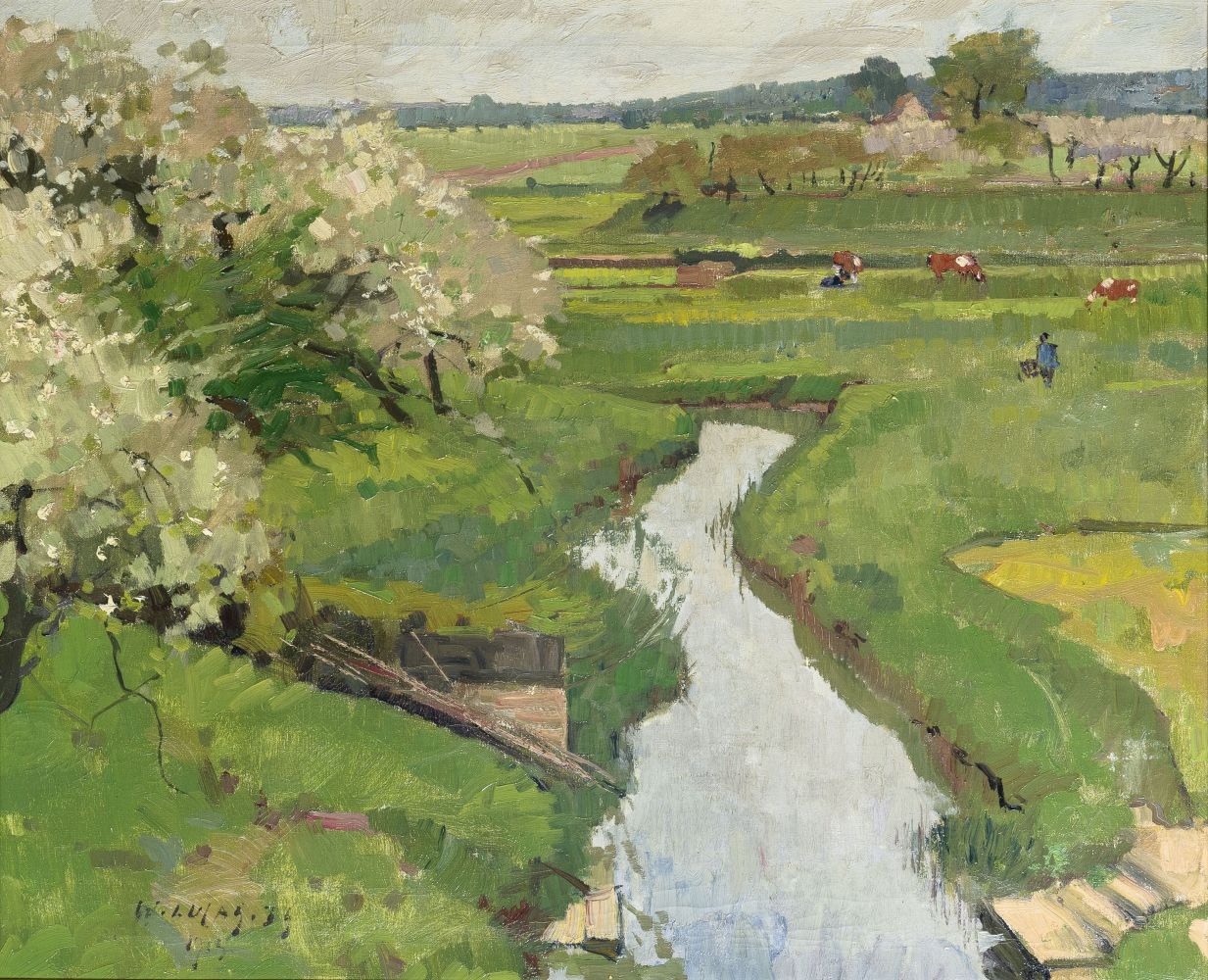 Willy Lucas - Landschaft am Niederrhein Landschaft am Niederrhein