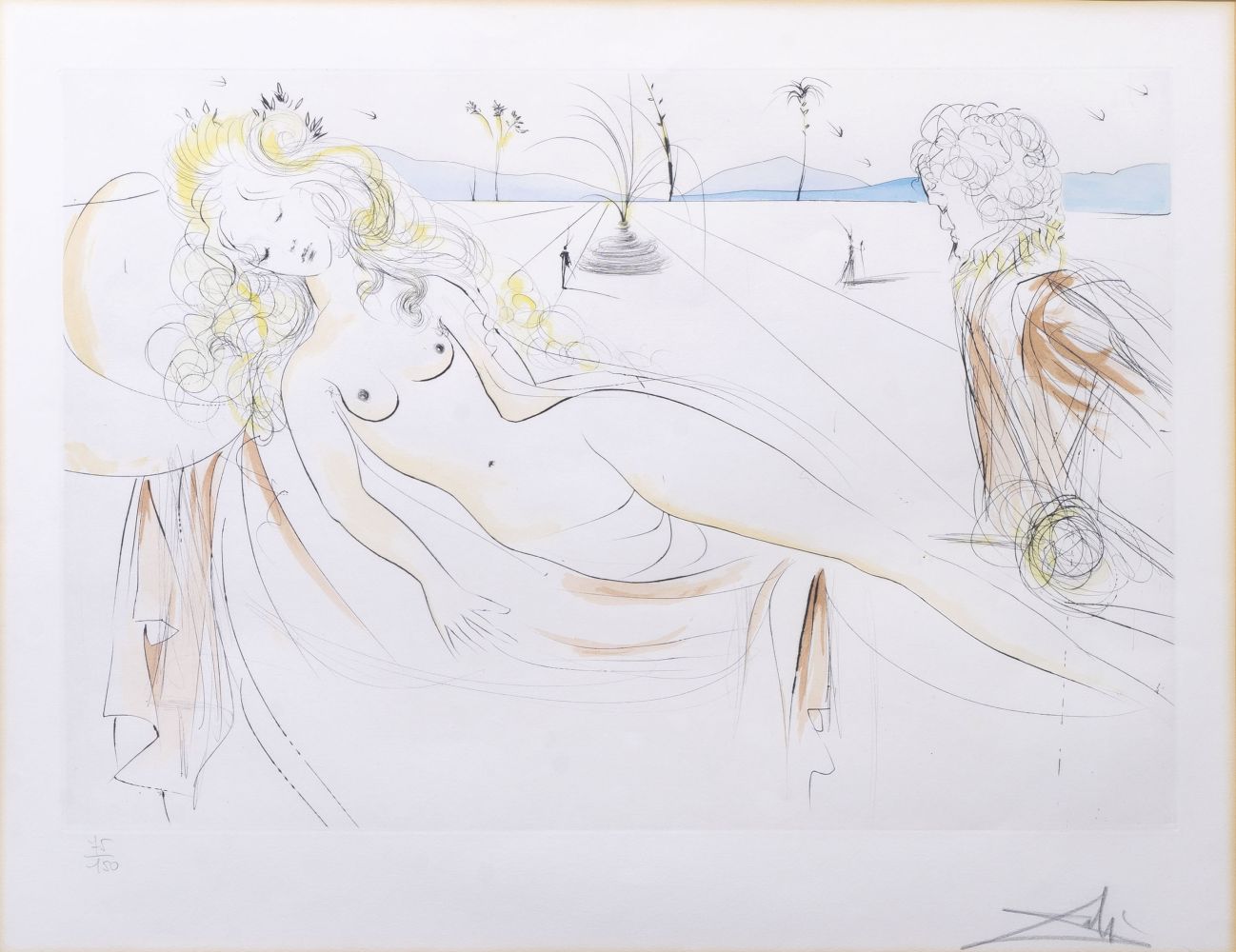 Salvador Dalí - Venus au Joueur d'Orgue Venus au Joueur d'Orgue