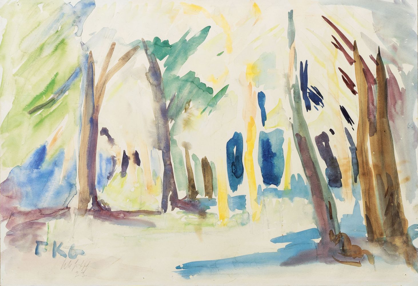 Friedrich Karl Gotsch - Wood Wood