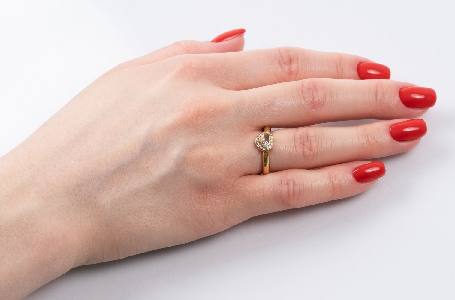 A Diamond Heart Ring 'Happy Diamond' - image 2