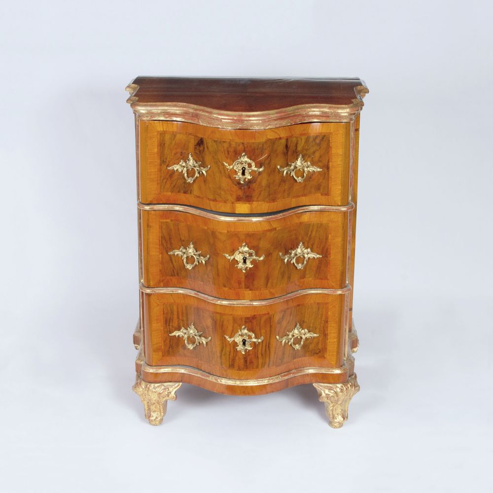 A Small Baroque-Chest of Drawers