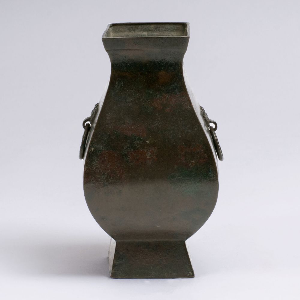 Bronze-Gefäß 'Fang Hu' im Han-Stil - Bild 3