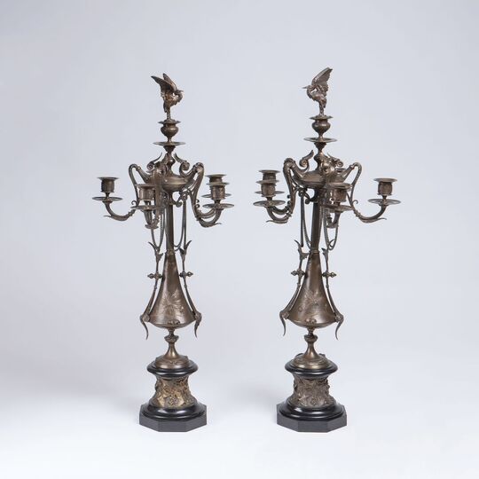 Pair of Belle-Epoque Candelabras