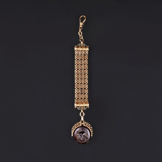 A Chatelaine with Cameo 'Ares'