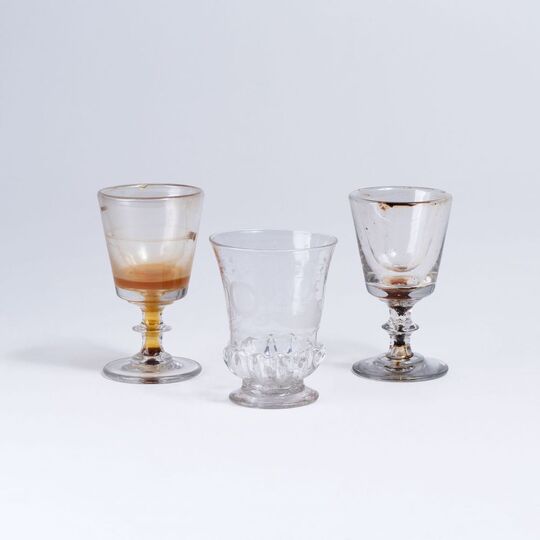 A Set of 3 antique Glasses