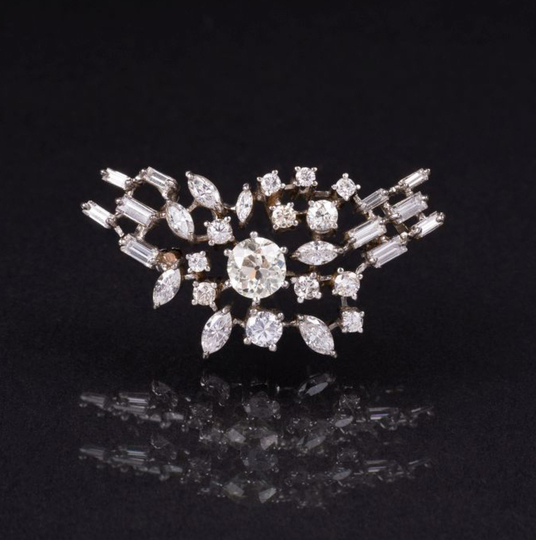 A Diamond Brooch