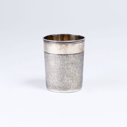 A Beaker with Snakeskin Pattern