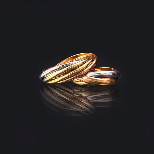 Two Trinity Gold Rings