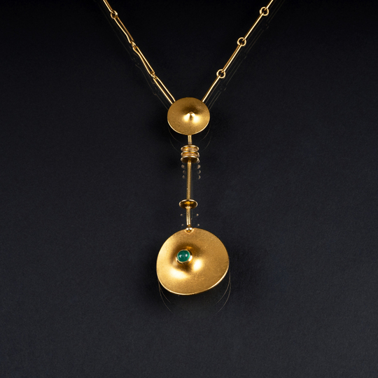 A modern Gold Necklace