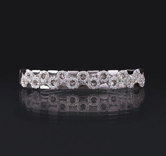 A Diamond Bangle Bracelet