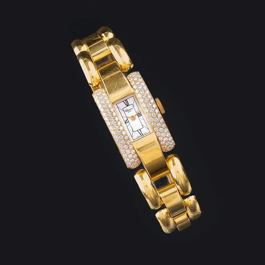 A Ladie's Wristwatch with Diamonds 'La Strada'