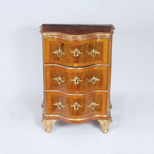 A Small Baroque-Chest of Drawers