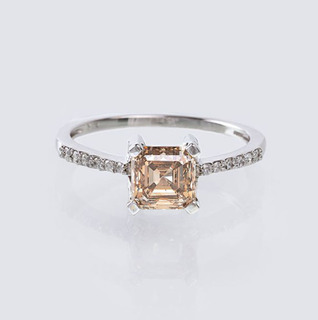 A Fancy Diamond Ring