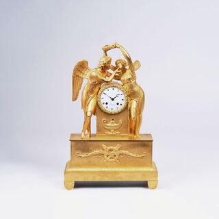 - Empire-Pendule 'Amor und Psyche' nach einem Entwurf von Claude Michallon Empire-Pendule 'Amor und Psyche' nach einem Entwurf von Claude Michallon