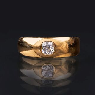 A Old Cut Diamond Ring