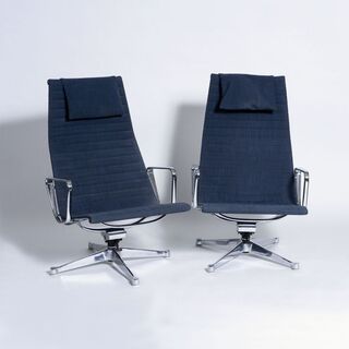 Paar Aluminium Chairs EA 124