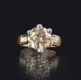 A highcarat Solitaire Ring